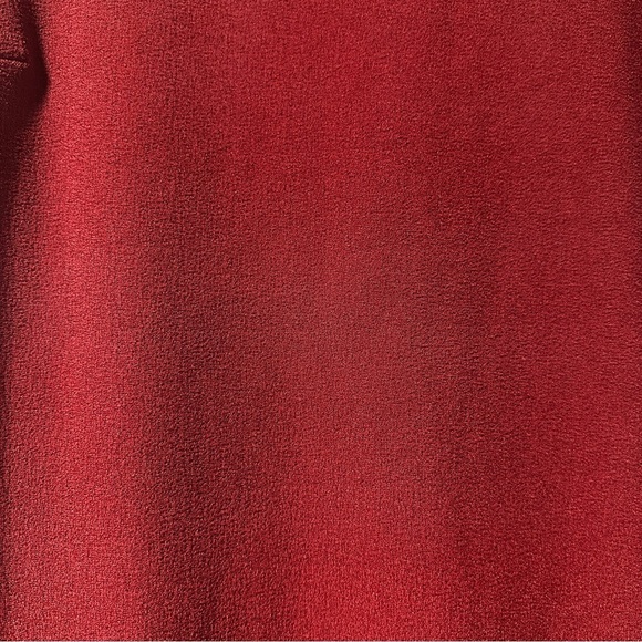 Charming Charlie Maroon Red Shift Dress Short Sleeve Women’s Size Large Girly - Picture 7 of 11